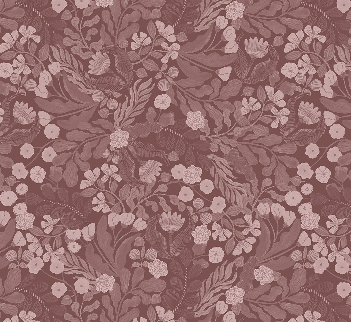 Behang - Vintage Botanica