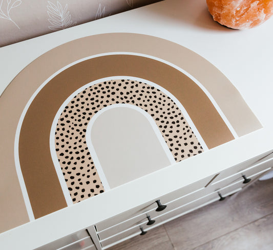 Knutselmat - Regenboog Bruin