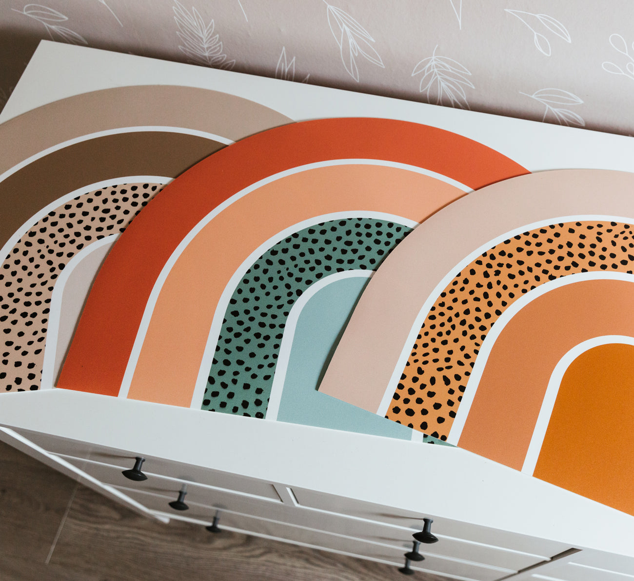 Knutselmat - Regenboog Bruin