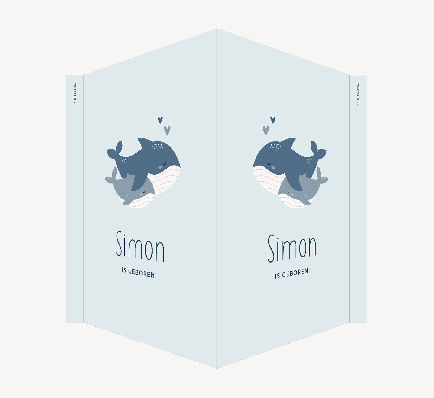 Geboortebord - Walvissen