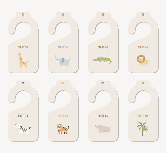 Maathangers - Jungle dieren