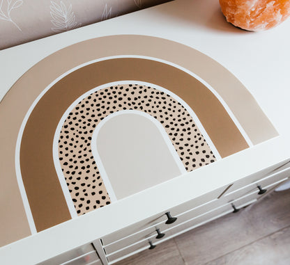 Knutselmat - Regenboog Bruin