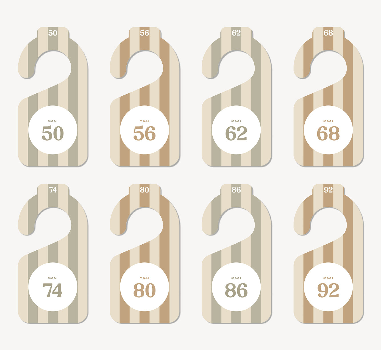 Maathangers - Strepen