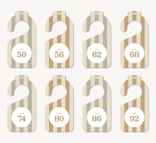 Maathangers - Strepen