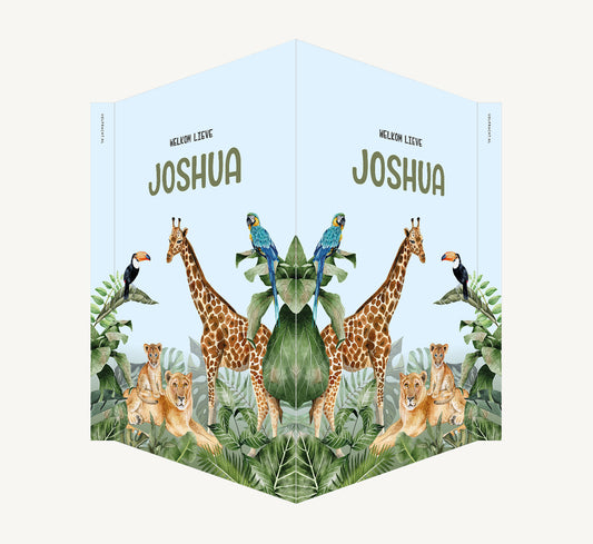 Geboortebord - Jungle kleur Kleur