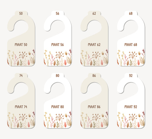 Maathangers - Droogbloemen boho Neutraal