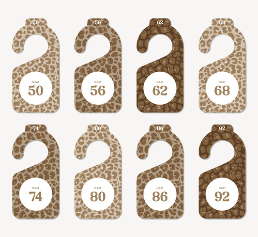 Maathangers - Luipaard Bruin