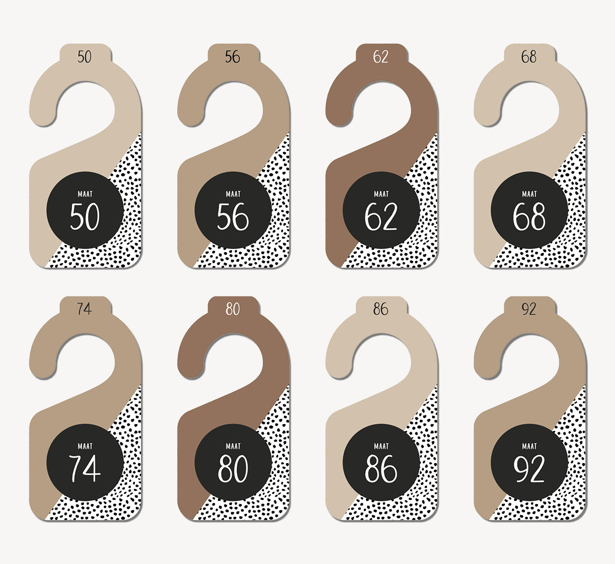 Maathangers - Abstract Bruin