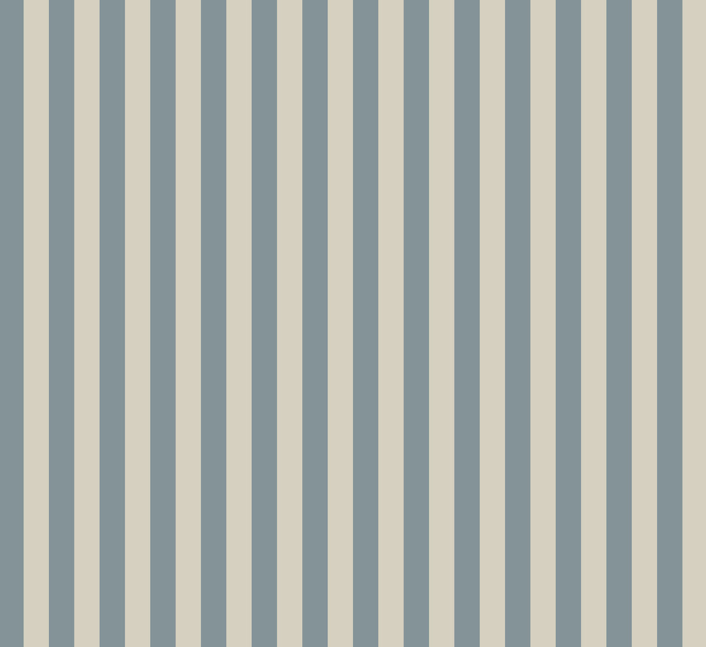 Behang - Smalle Strepen Beige Blauw