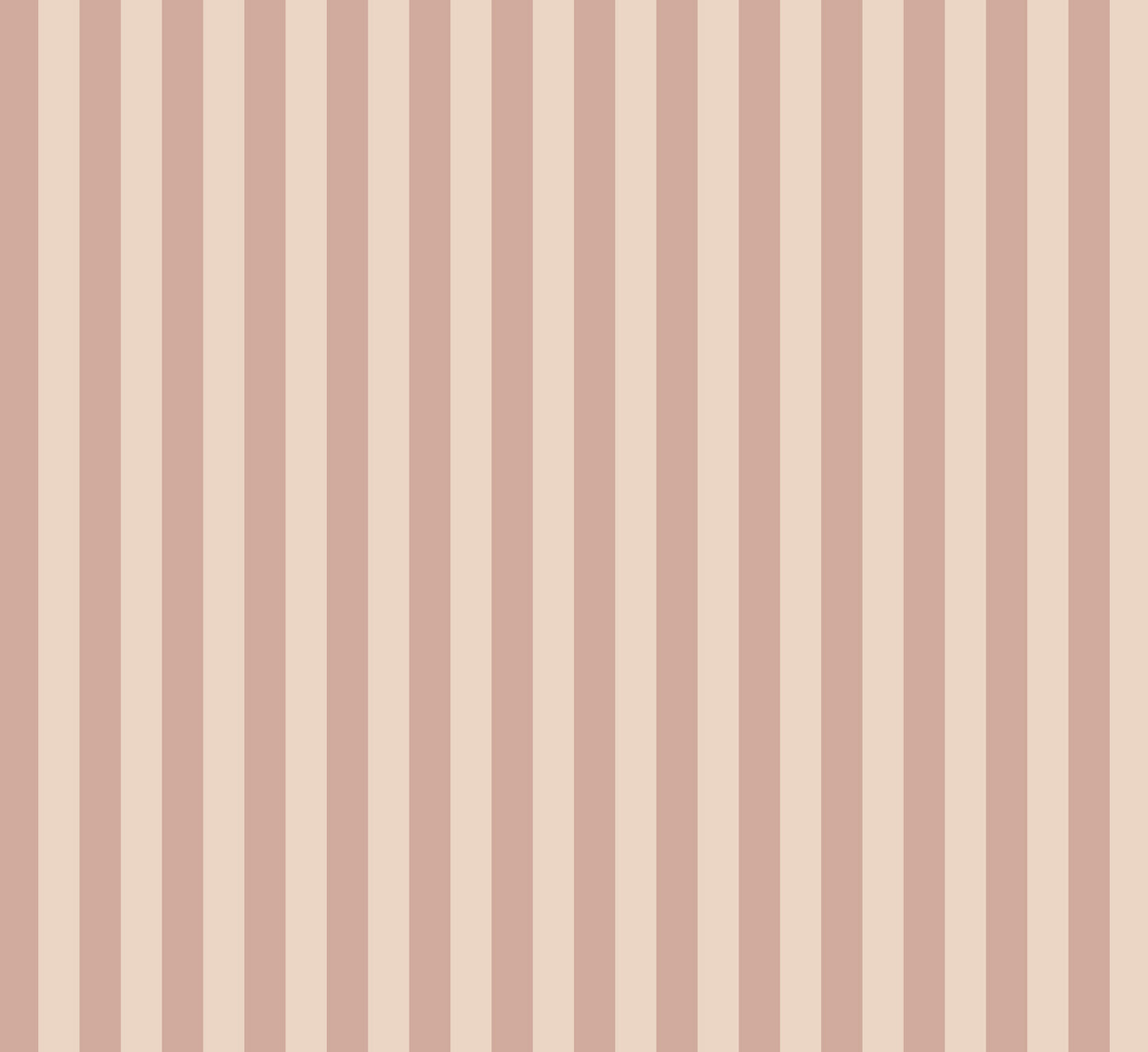 Behang - Smalle Strepen Beige Oudroze