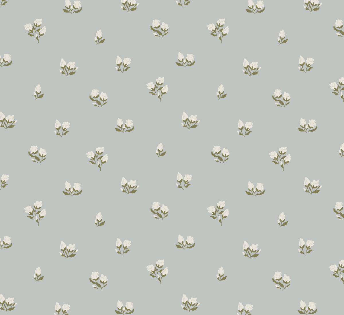 Behang - Vintage bloemen