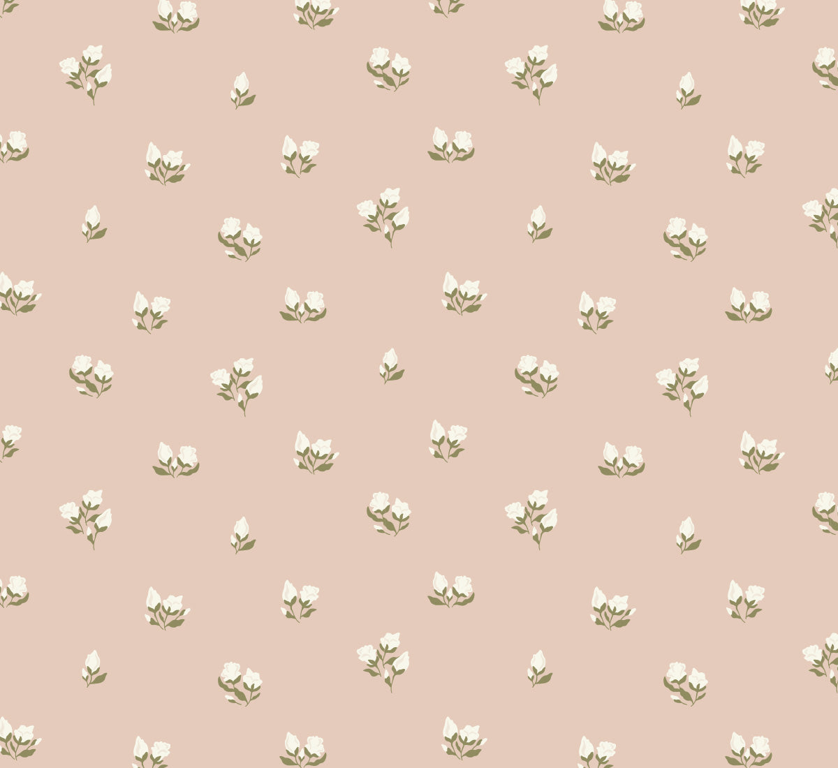 Behang - Vintage bloemen